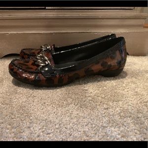 Leopard loafers